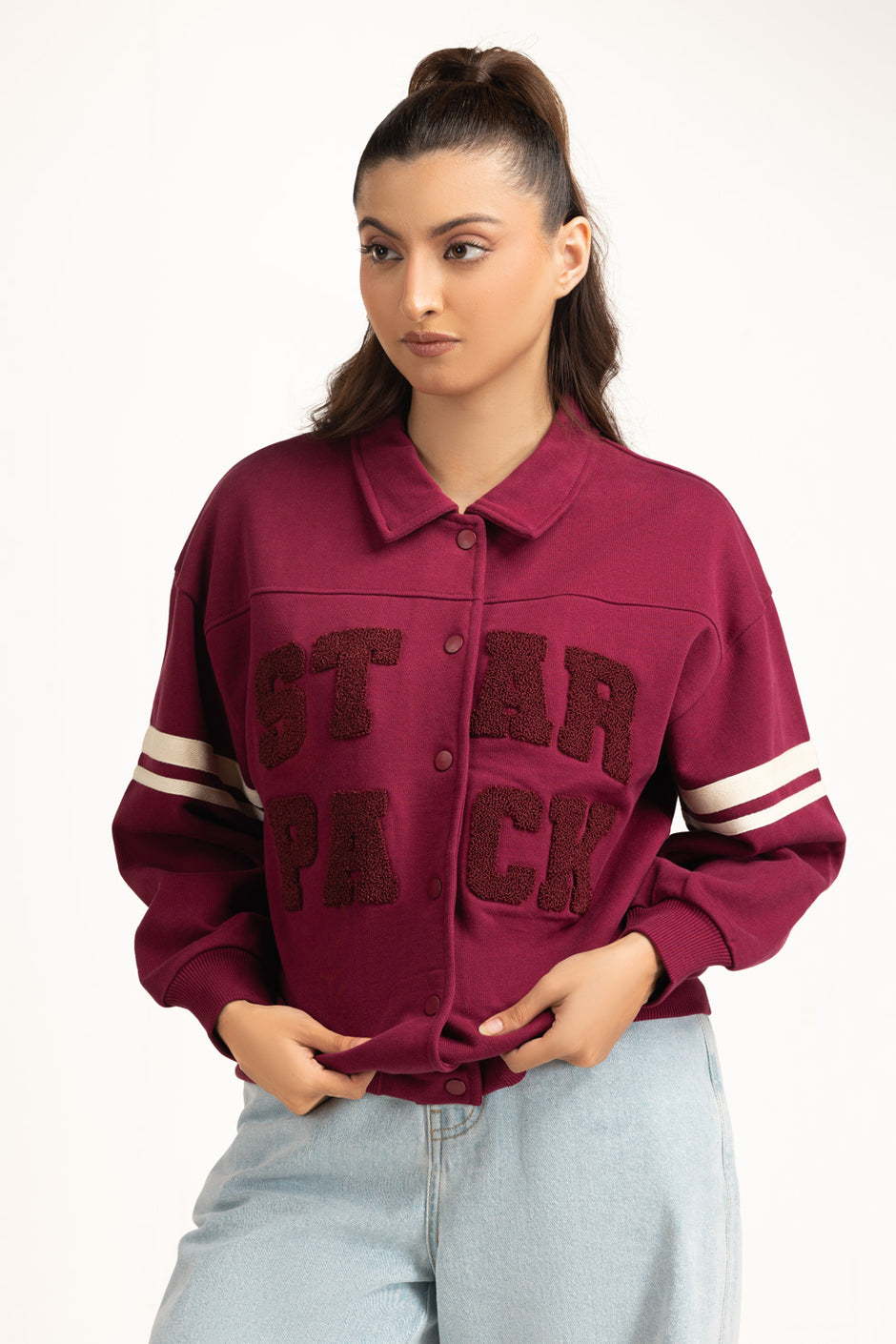Regular Fit Knitted Jacket