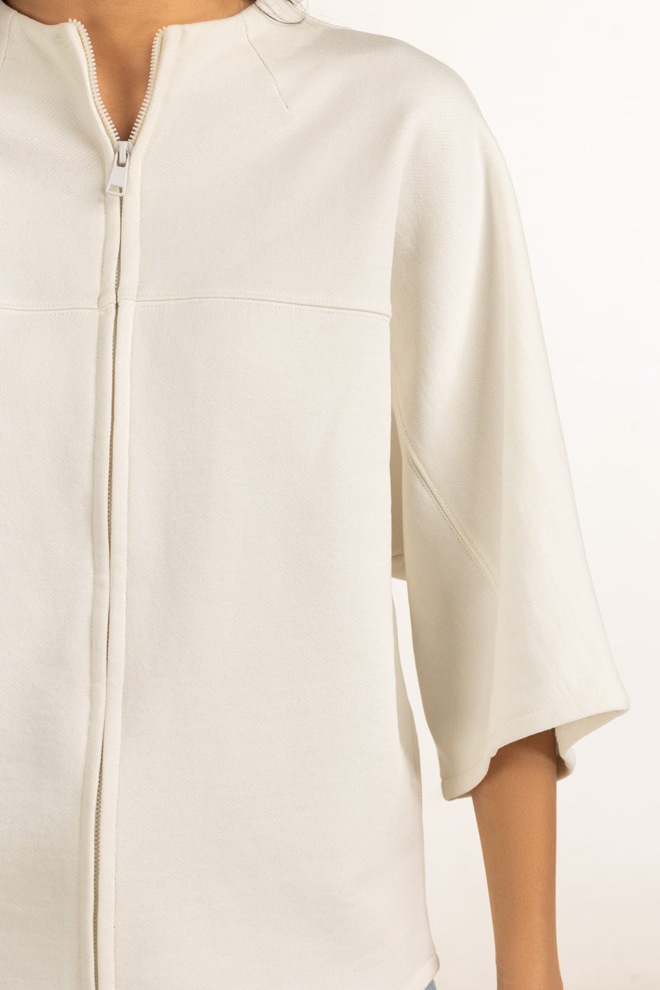 Regular Fit Knitted Zipper