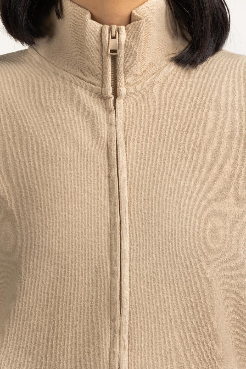 Regular Fit Knitted Zipper