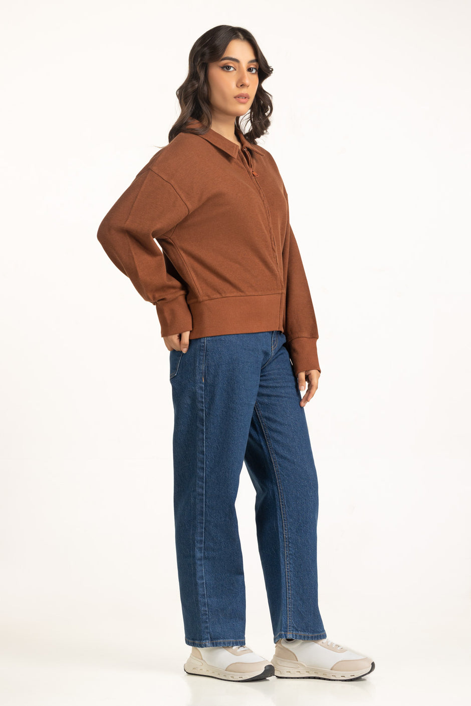 Regular Fit Knitted Zipper