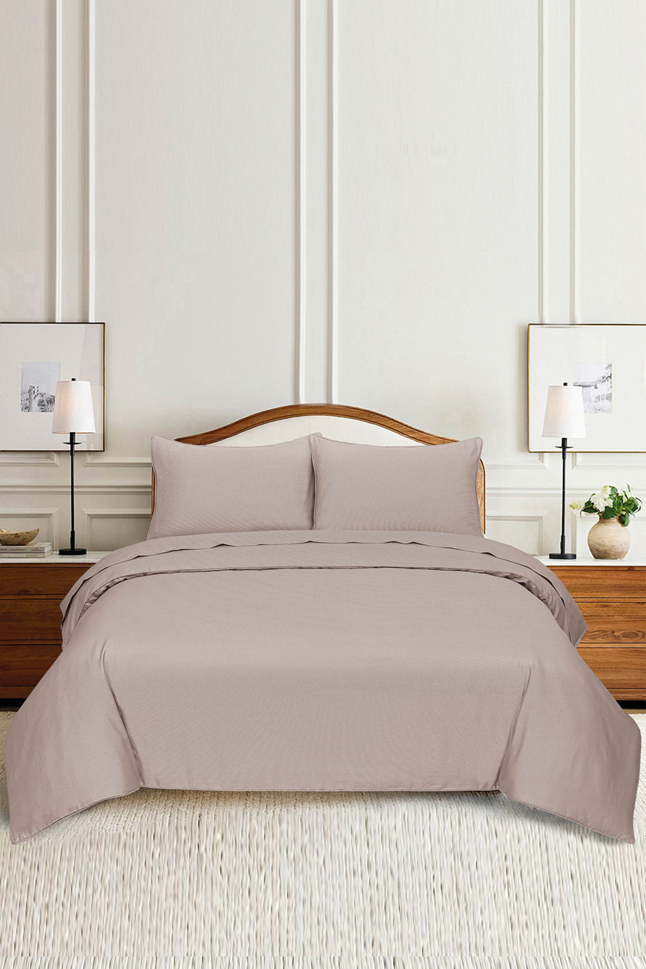 Sand Cube Dobby Quilt Cover Set