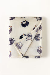 AW25-Sheep Single Ply Fleece Throw