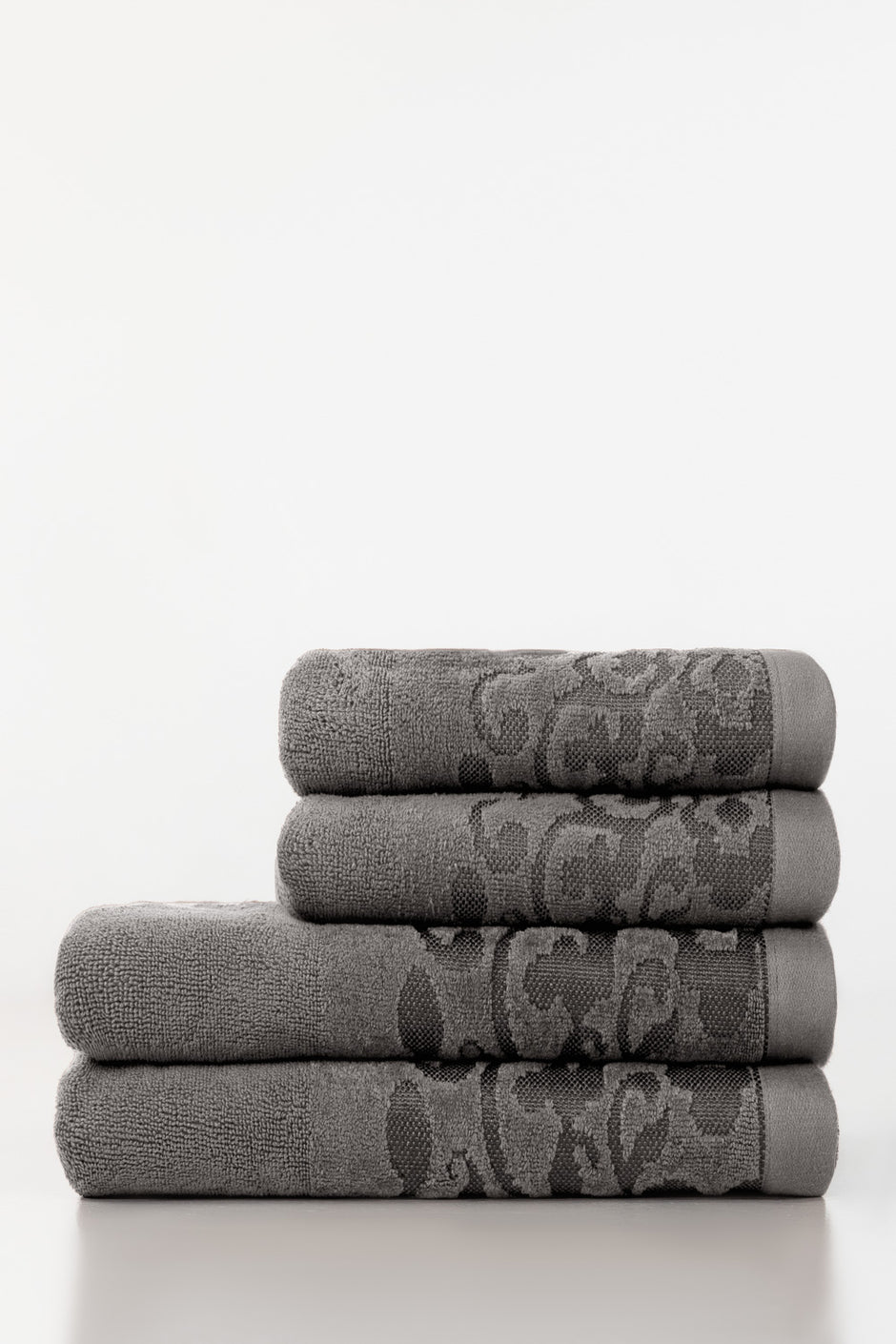 Storm 4pcs Jacquard Dyed Towel Set