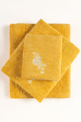 Sun Flower 3pcs Embroidered Towel Set