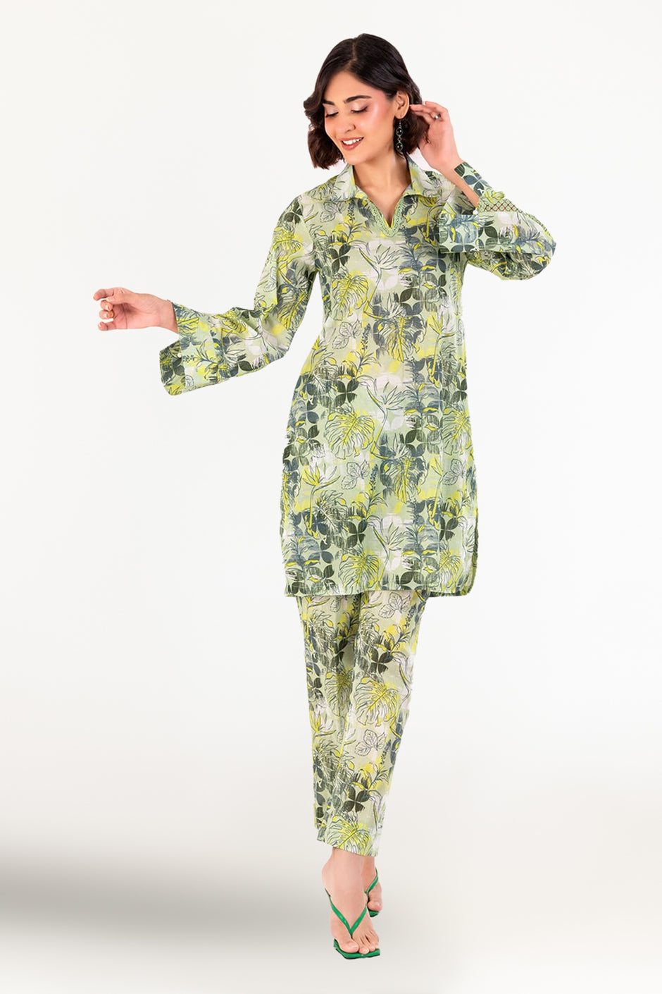 2 Piece Unstitched Printed Lawn Suit TLP-42065