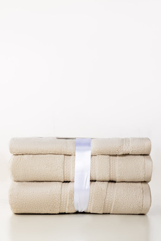Taupe 3pc Zero Twist Towel Set