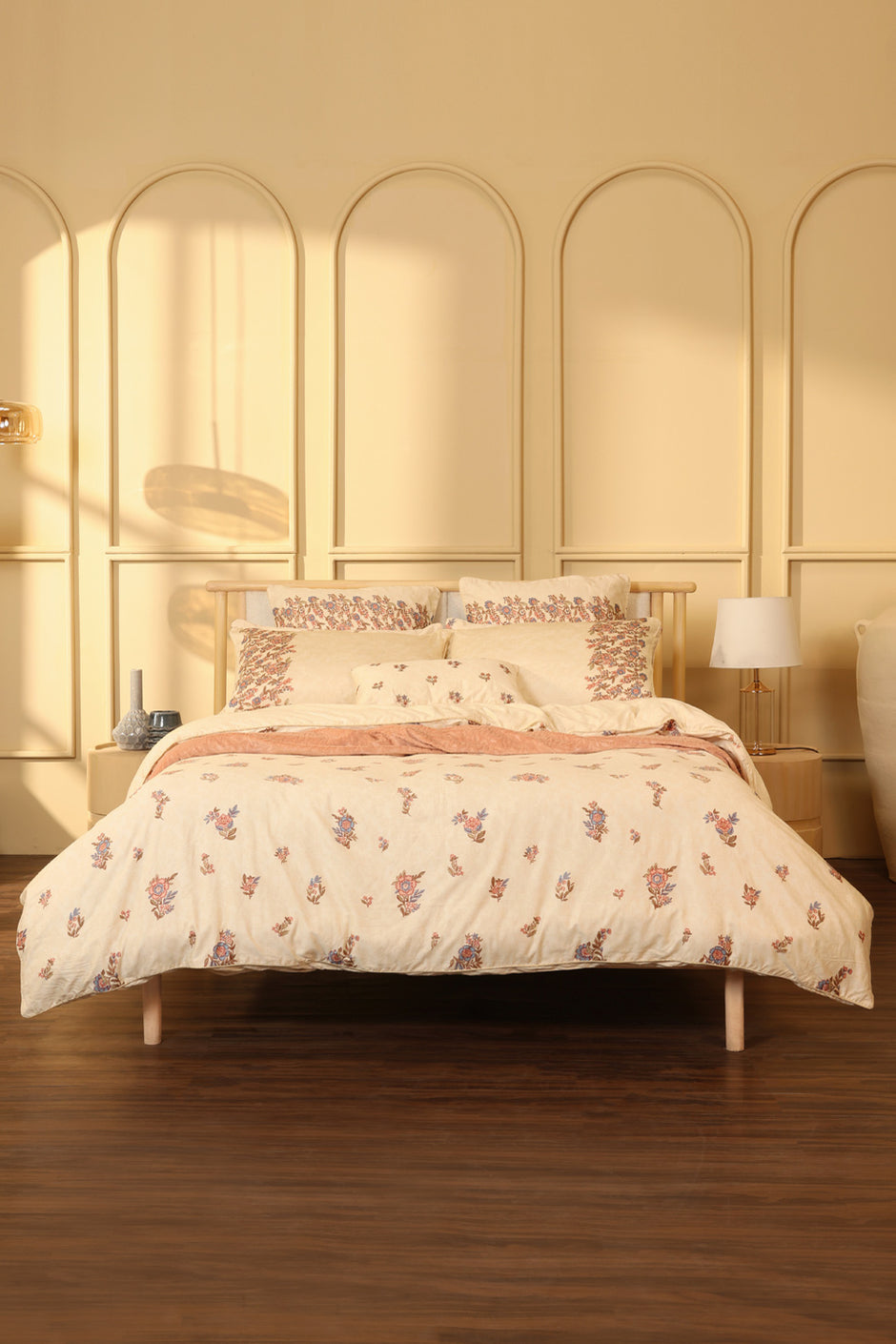 Tea Floral Quilt Cover Set