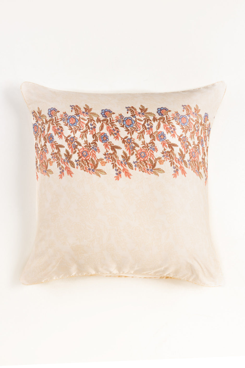 Tea Floral Euro Sham Cushion Cover