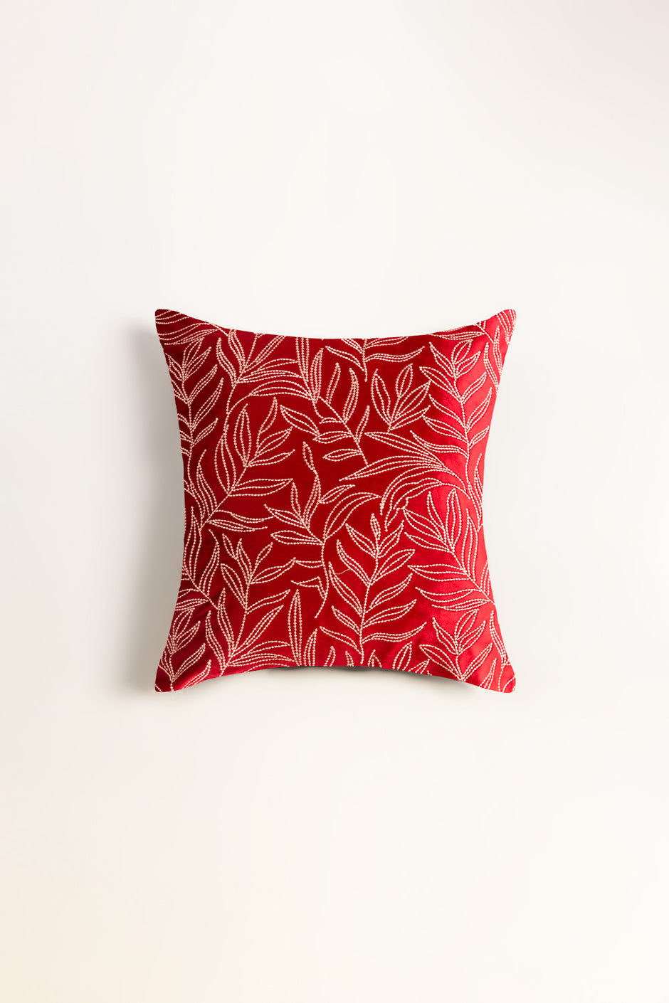 Velvet Embroidered Cushion Cover