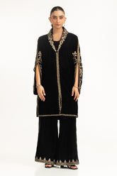 Velvet Embroidered Shirt And Trouser IPST-55120