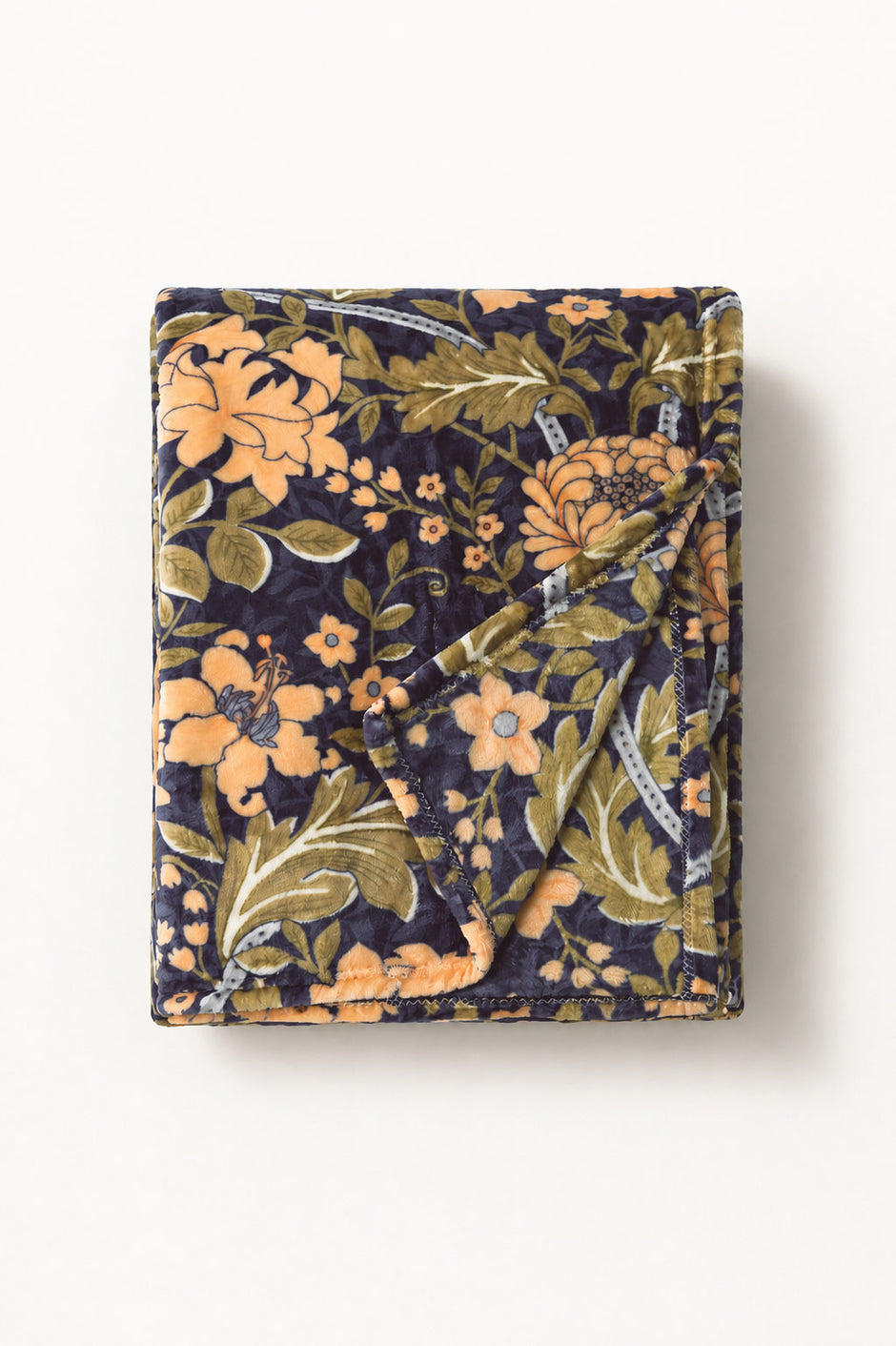 Vintage Flora Embossed Single Ply Fleece