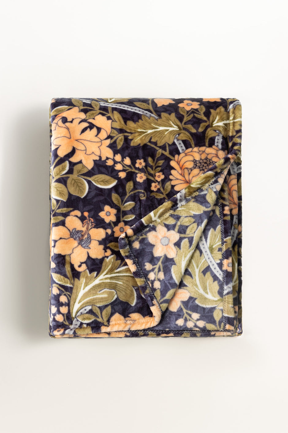 Vintage Flora Embossed Single Ply Fleece