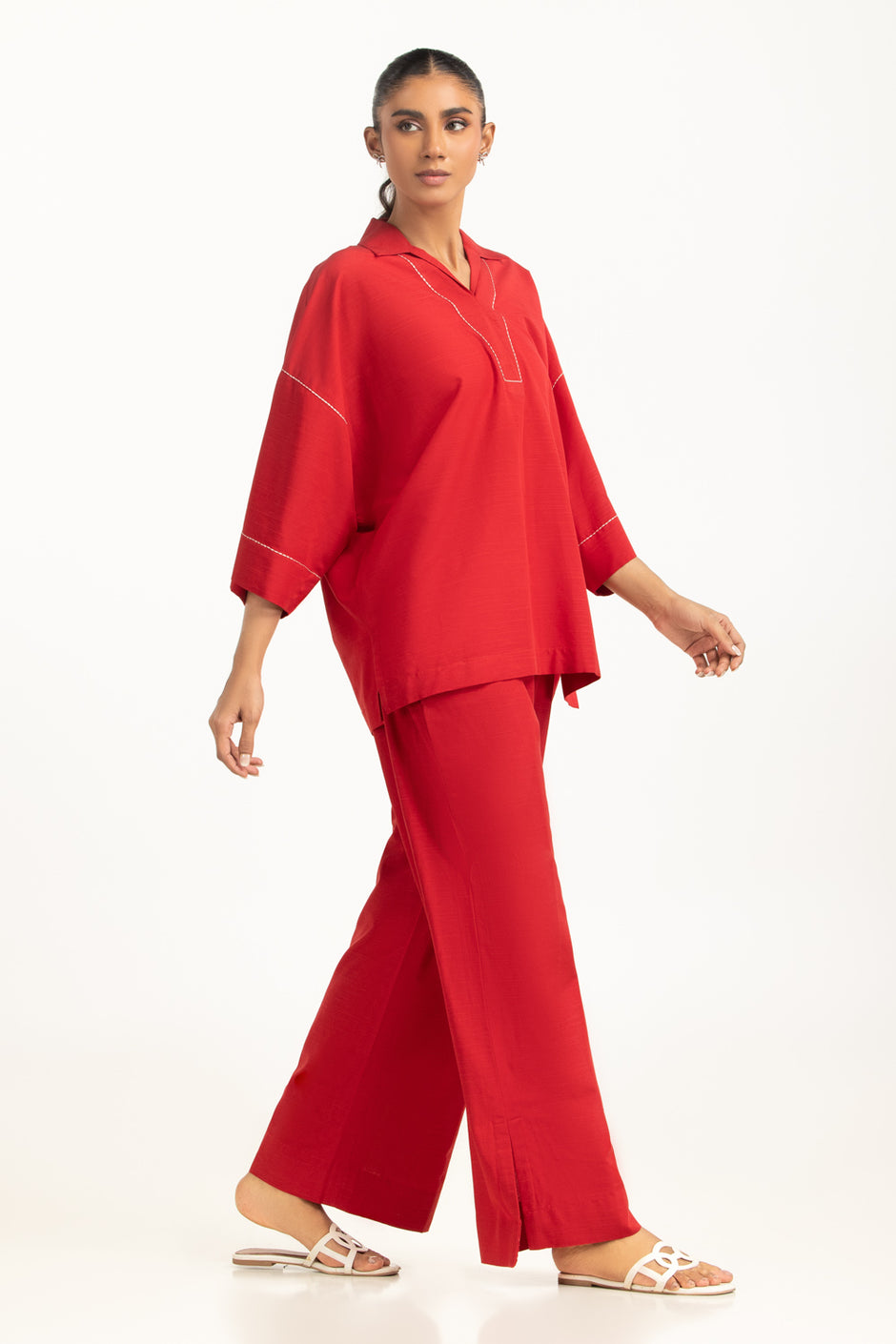 Viscose Slub Co-Ord Set