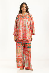 Viscose Slub Printed Co-Ord Set IPST-55067