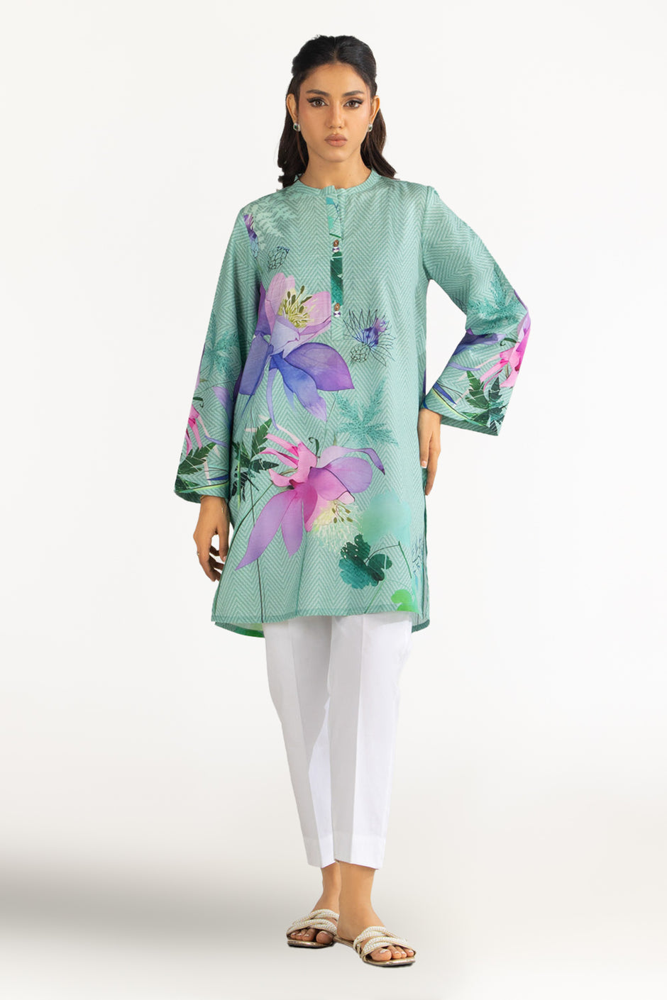 Cambric Printed Shirt