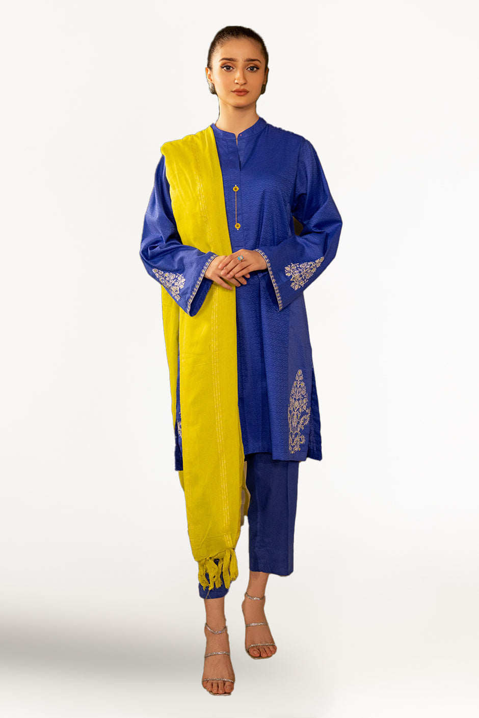 Dyed Jacquard Dupatta