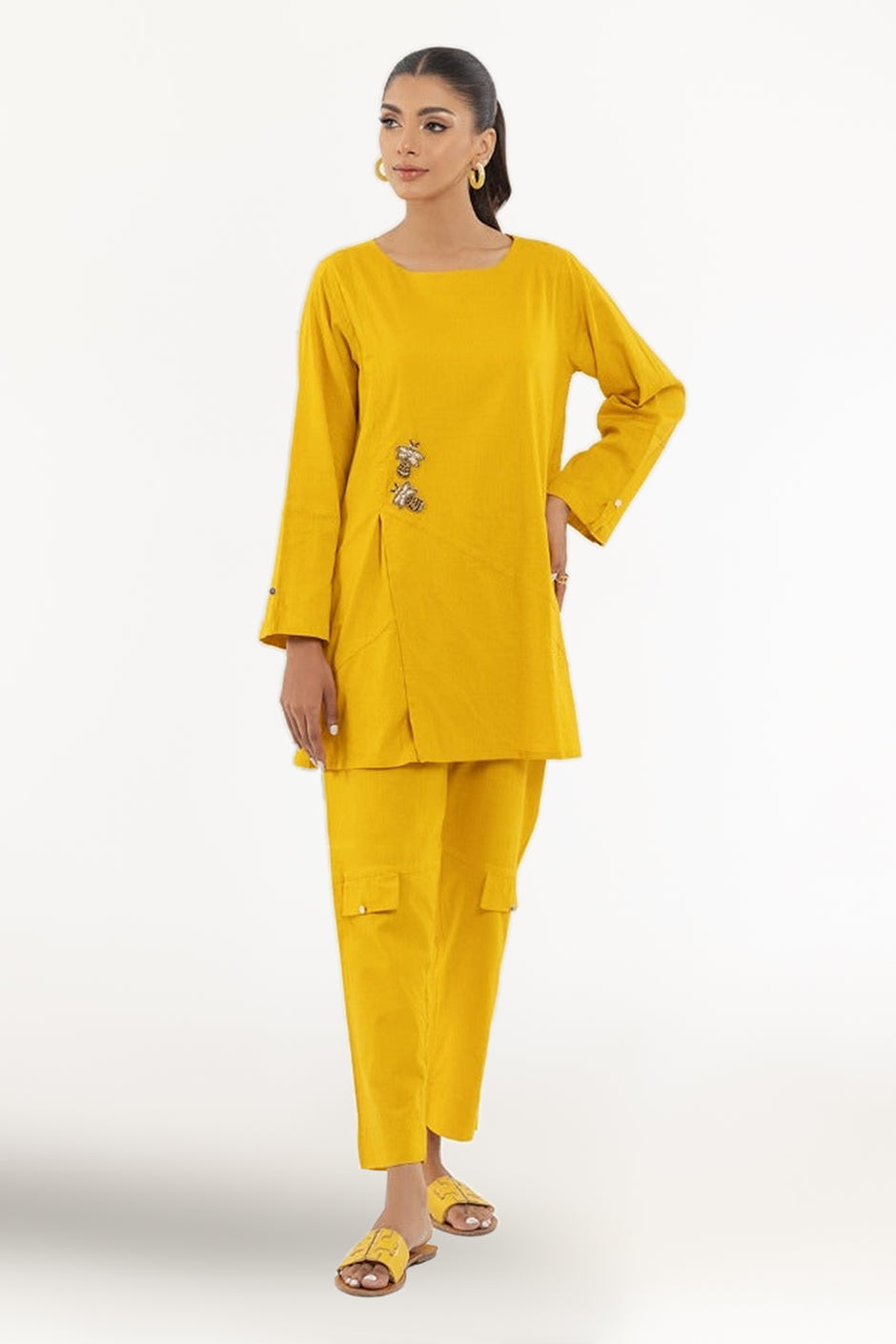 Jacquard Embroidered Tunic