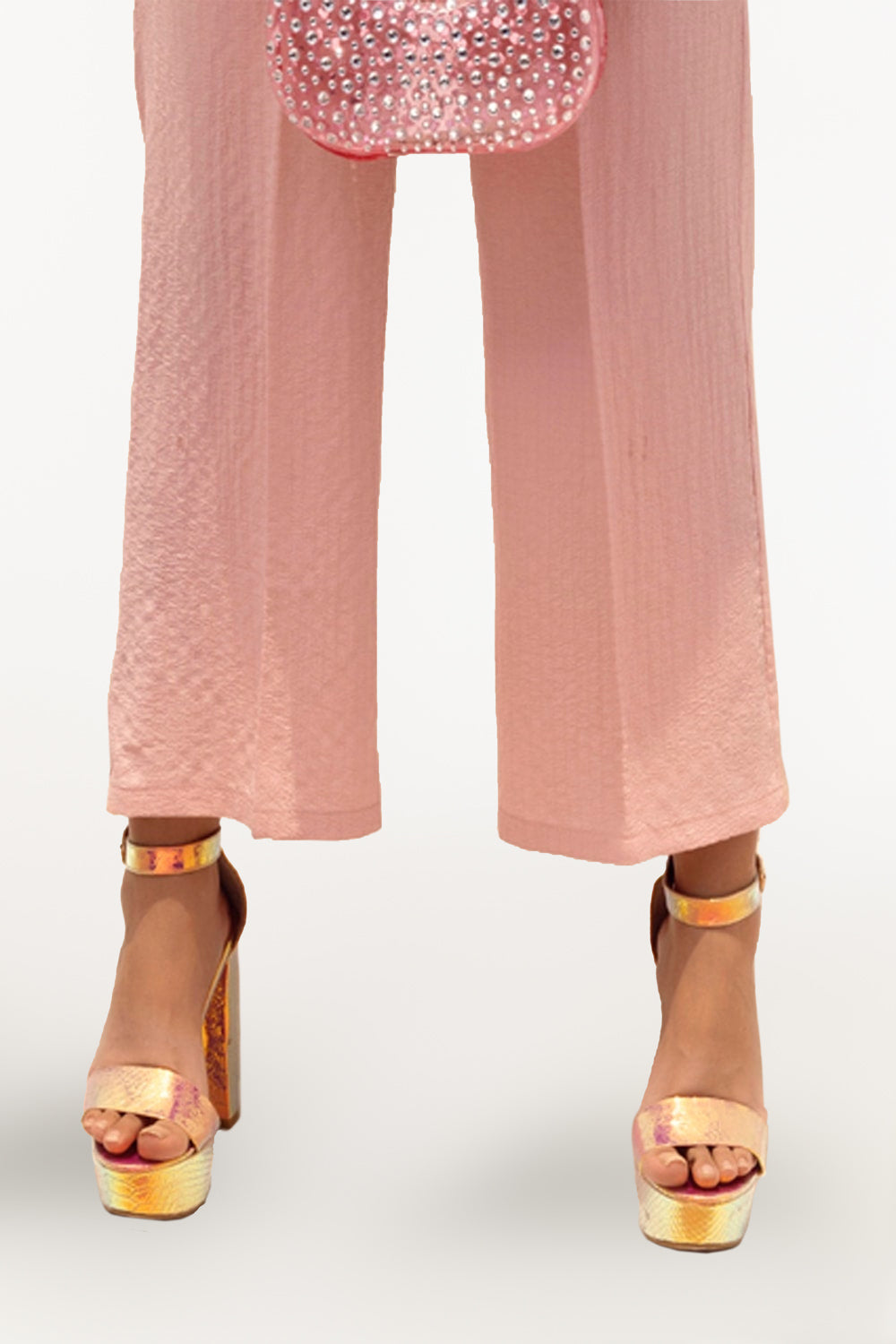 Blended Box Fabic Trouser