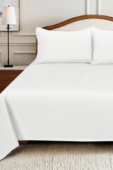 White Cube Dobby Bed Sheet Set