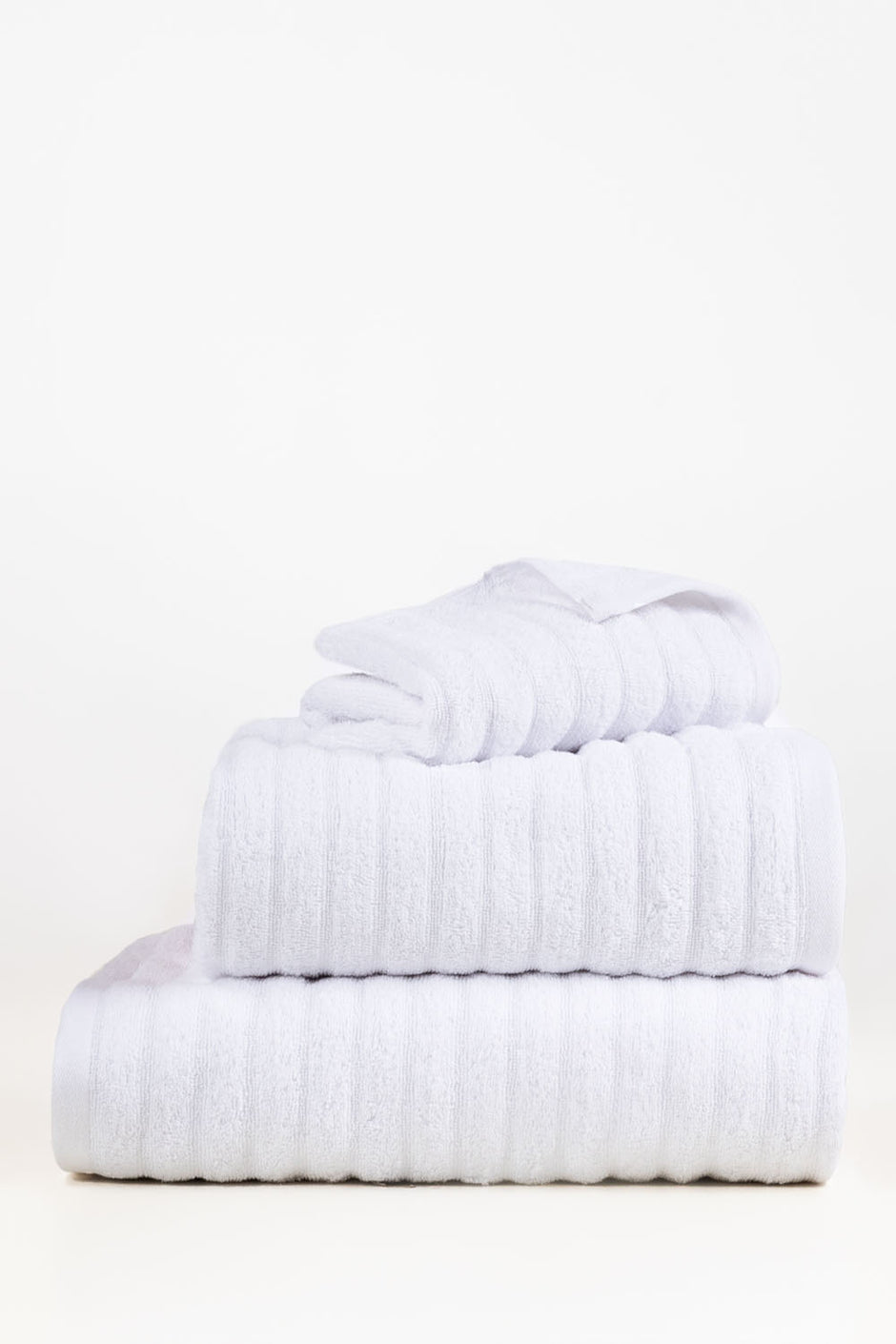 White Combed Plain Towel 26