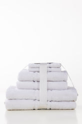 White Combed Towel 6pcs Set 25