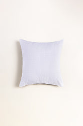 White T-150 Seersucker Square Cushion Cover