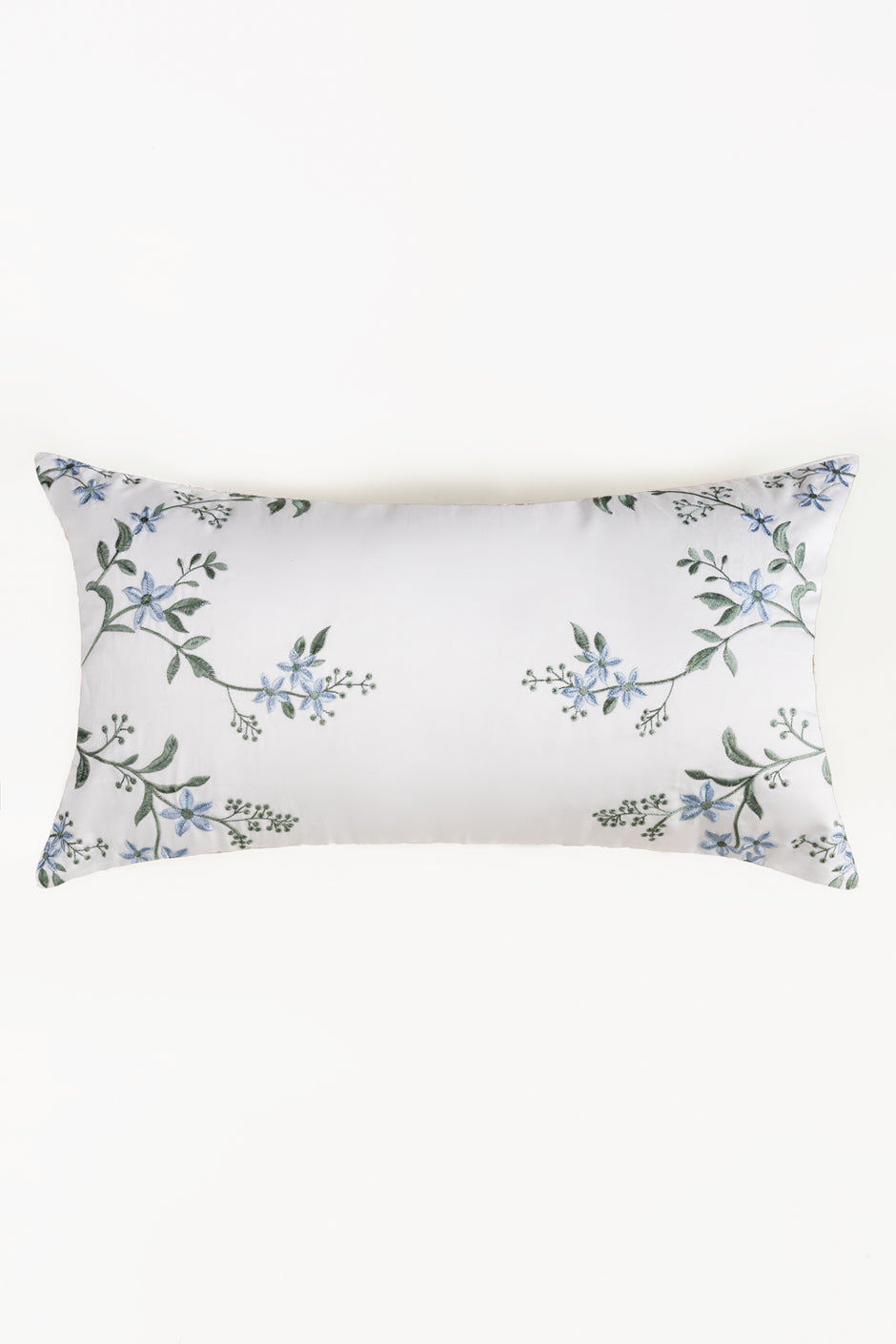 White T-400 Embroidered Deck Cushion Cover 26
