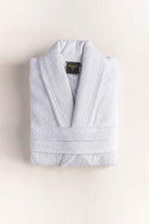 White Combed Bathrobe