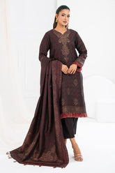 3 Piece Yarn Dyed Jacquard Suit with Dupatta MJ-52052