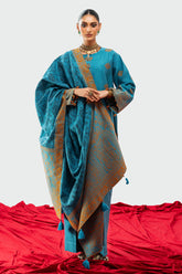 3 Piece Yarn Dyed Jacquard Suit with Dupatta MJ-52050