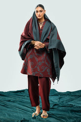 3 Piece Yarn Dyed Jacquard Suit with Dupatta MJ-52051