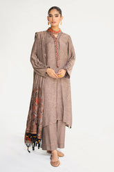 3 Piece Yarn Dyed Self Jacquard Suit with Shirt and Trouser MJ-52039