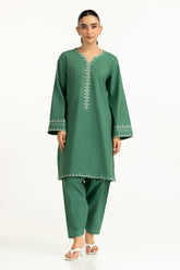 Yarn Dyed Embroidered Co-Ord Set IPST-55051