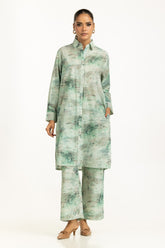 Yarn Lurex Printed Co-Ord Set IUSTTS-1323