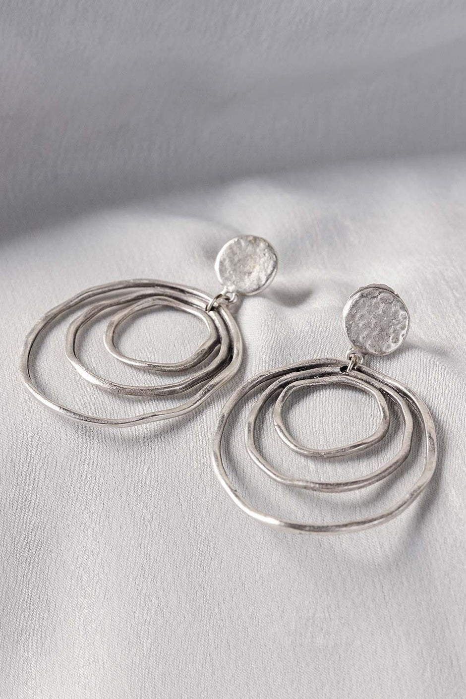Abstract Silver Earrings IFA-ER-032