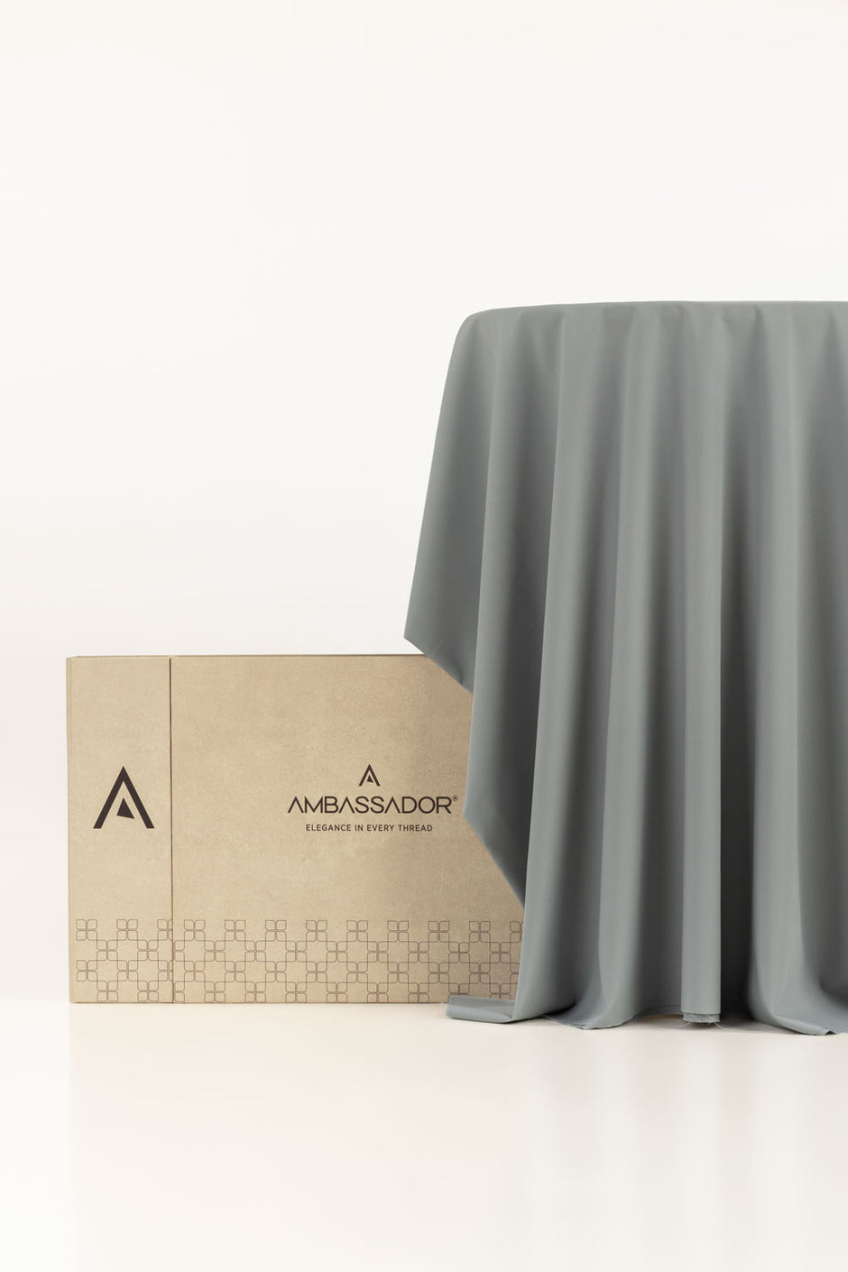 AMBASSADOR PEACH Unstitched Fabric Blended with Gift Box