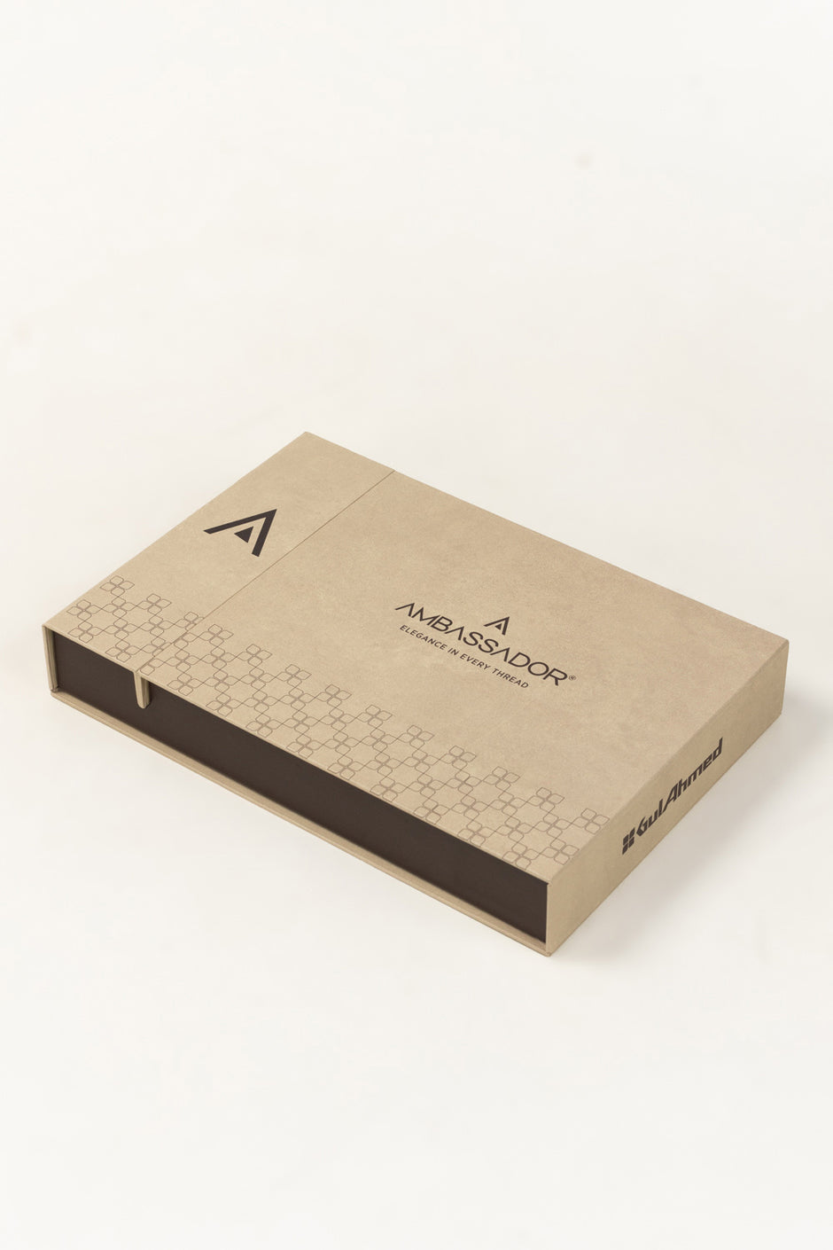 AMBASSADOR PEACH Unstitched Fabric Blended with Gift Box