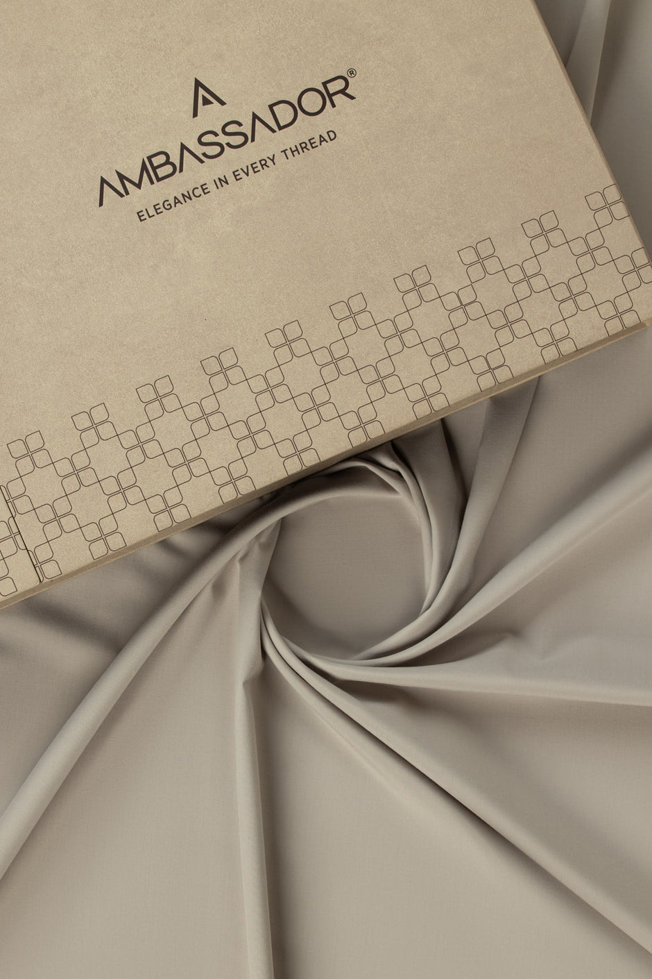 AMBASSADOR Unstitched Fabric Blended with Gift Box