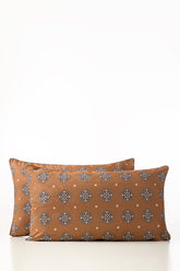 Amber Brown T-150 Pillow Cover Set