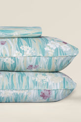 Aqua Impasto T-150 Bed Sheet Set
