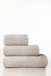 Ash Lilac Combed Towel Plain