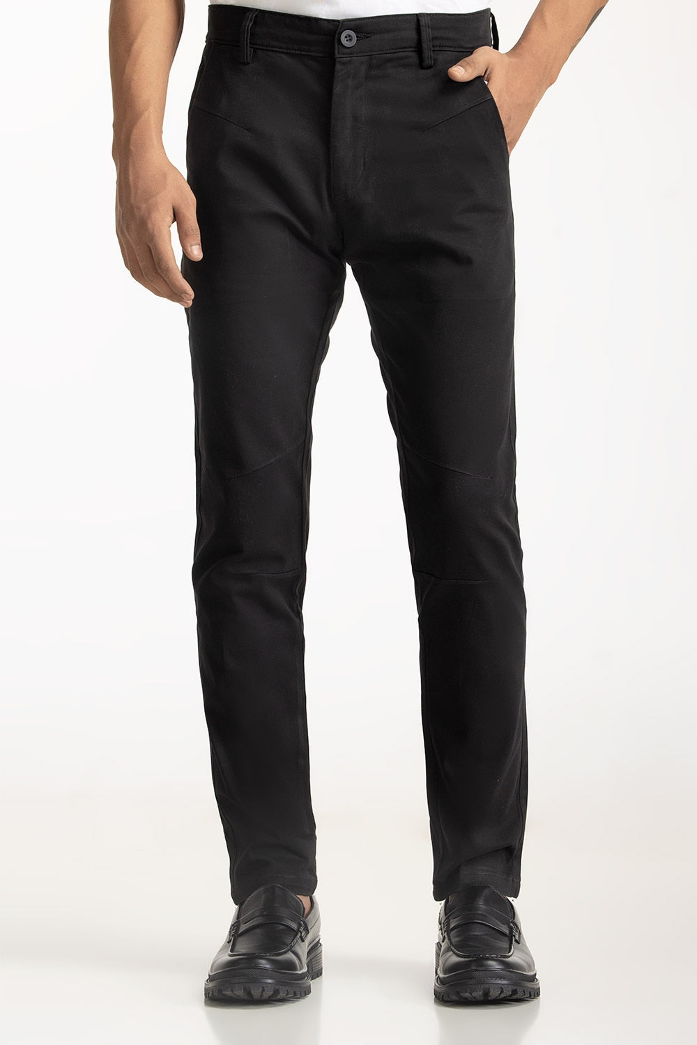Aviator Black Pant MN-TRC-WS24-019