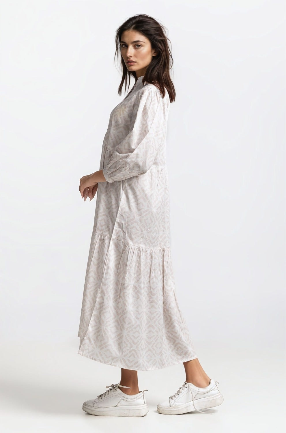 Ban-Collar Dress WM-DRS-SS24-033