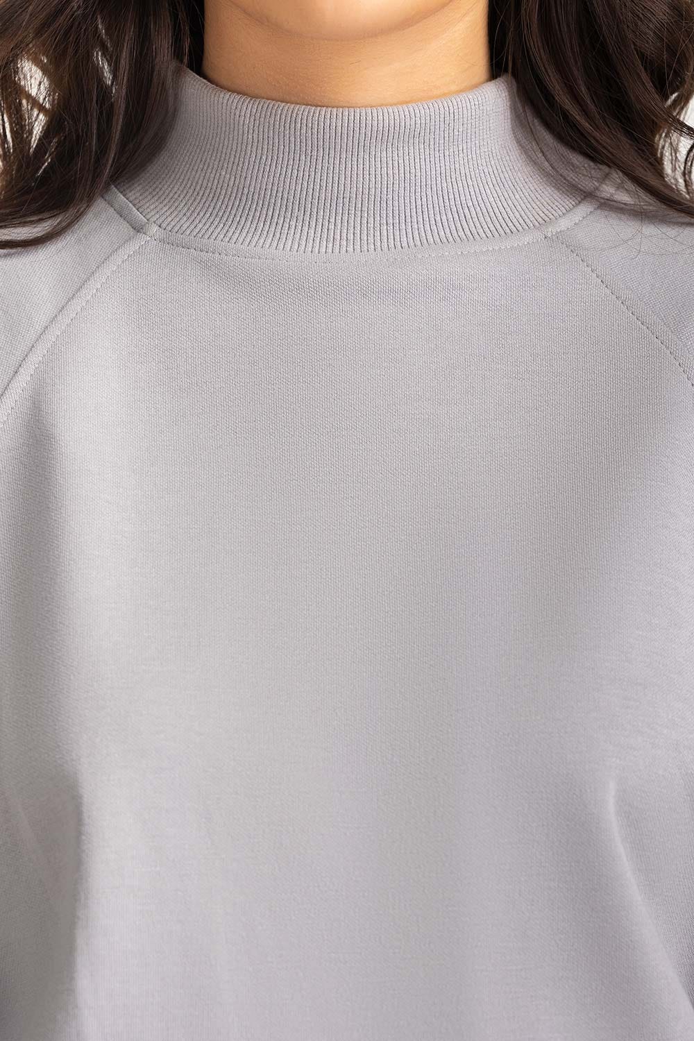 Basic Mock Neck Sweatshirt WM-SWS-WS24-019