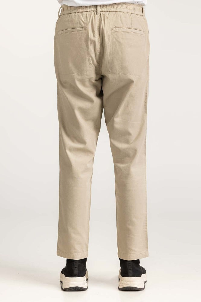 Beige Basic Trouser MN-TRKH- WV23-004 A