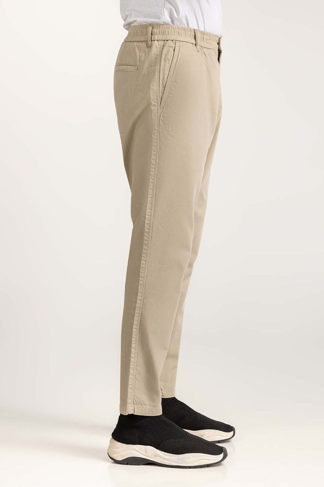 Beige Basic Trouser MN-TRKH- WV23-004 A
