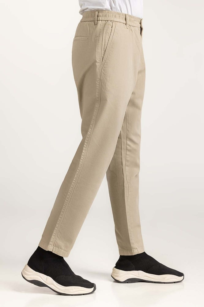 Beige Basic Trouser MN-TRKH- WV23-004 A