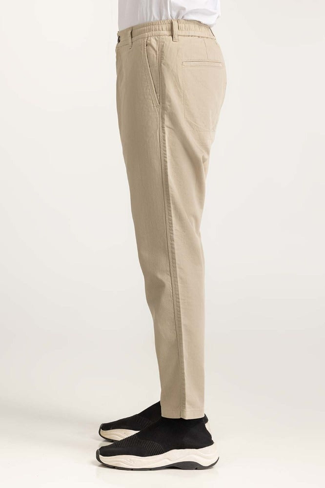 Beige Basic Trouser MN-TRKH- WV23-004 A