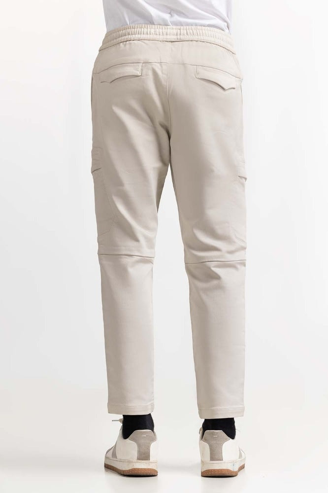 Beige Basic Trouser MN-TRKH- WV23-007 B