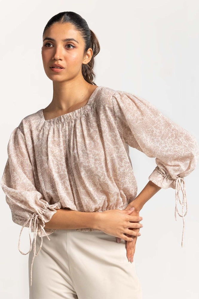 Beige Blouse WM-CS-SS24-064